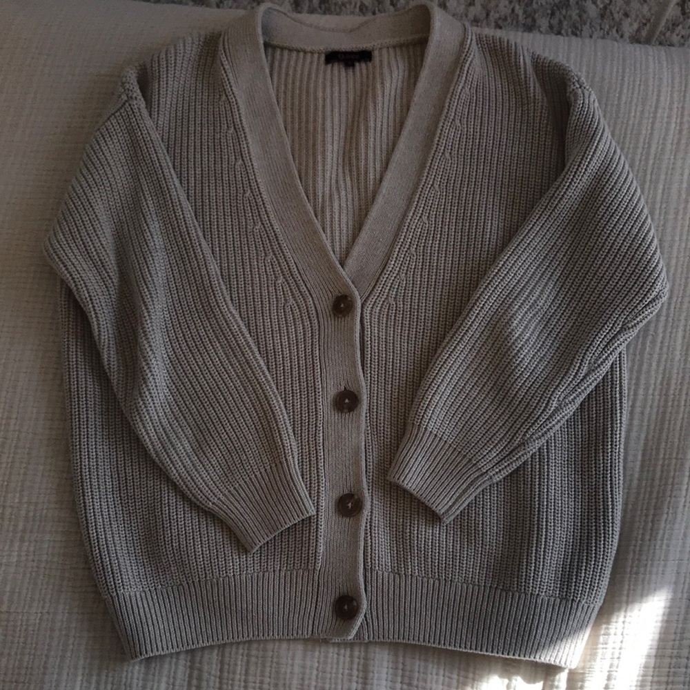 Quince 100% Organic Cotton Oversized Cardigan